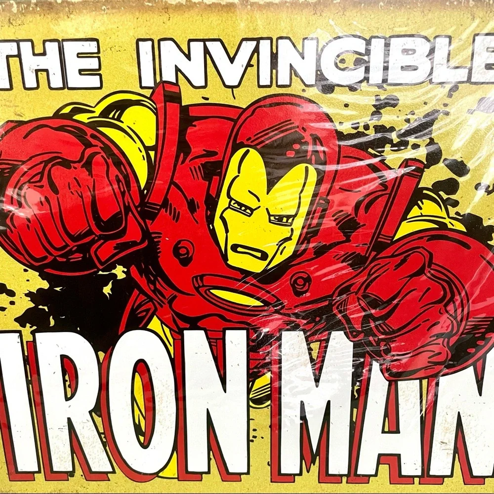 NEW Iron Man Metal Sign